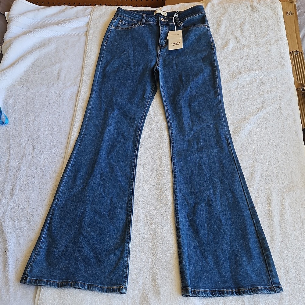 Hammer Flared Jeans High Rise Bell Bottom Festival SZ 11